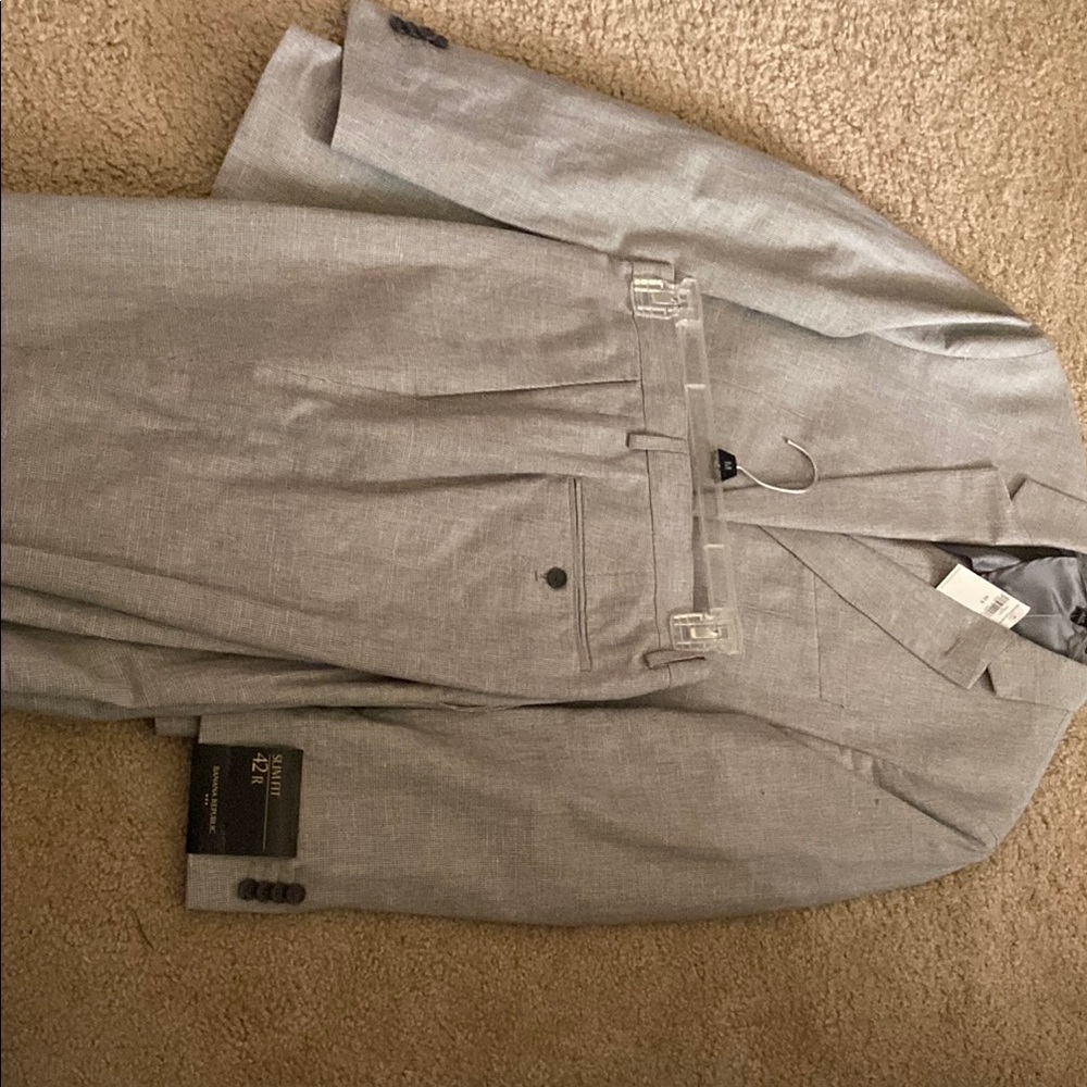 Banana Republic Gray Suit